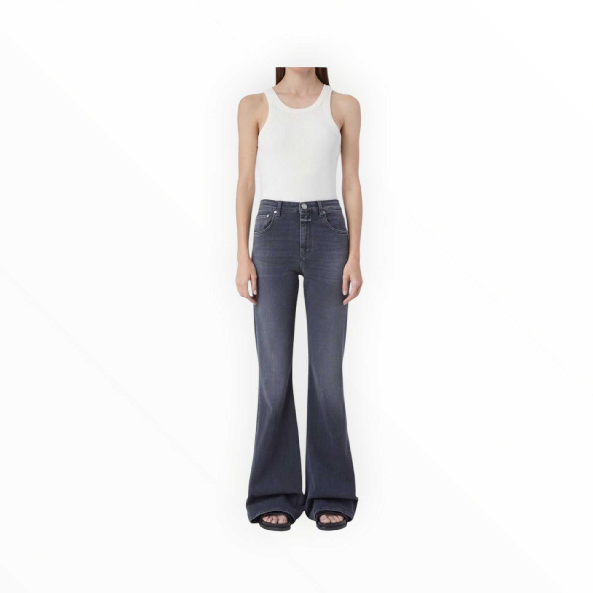 Closed Rawlin Flared Jeans - Dark Grey