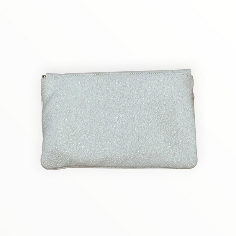 Laggo Riwana Clutch - White Crinkle
