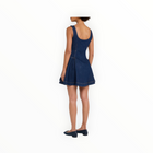 SIMKHAI Eleodra Denim Mini Dress - Imperial
