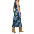 Greylin Leya Halter Midi Dress - Teal