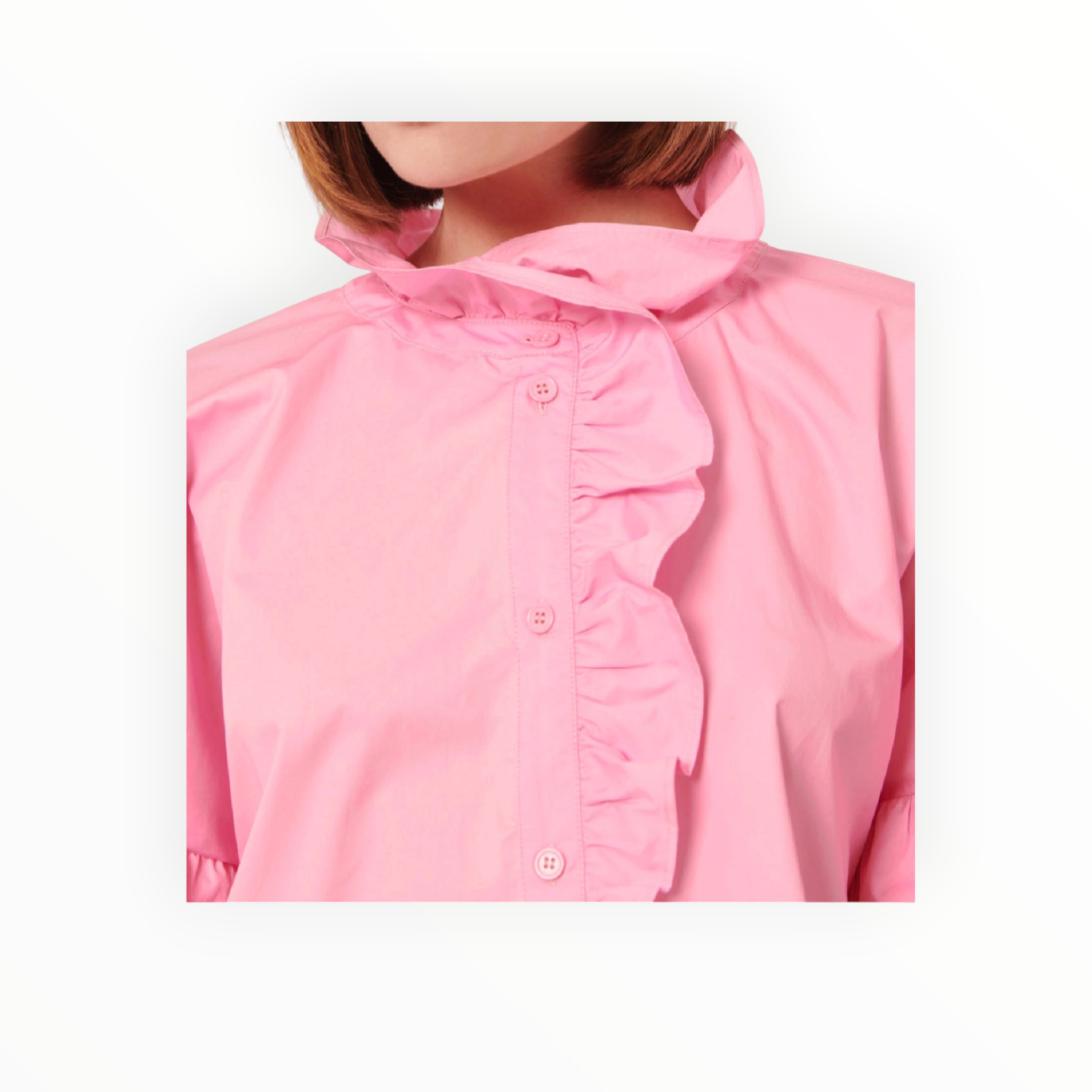 Tara Jarmon Ripoline Poplin Dress - Pink