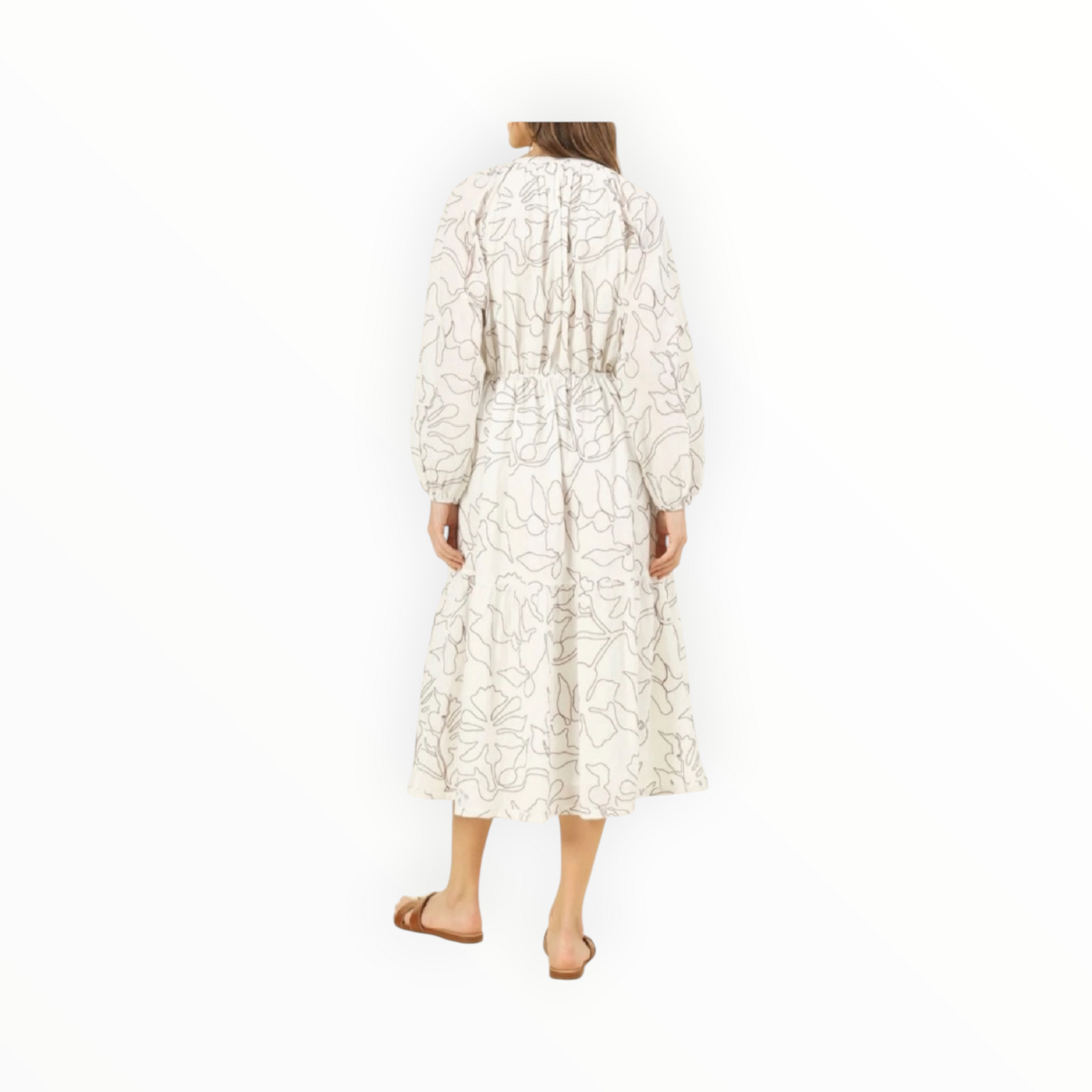Omika Emerson Midi Dress - Uma Coconut