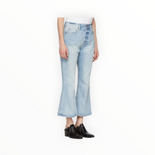 Frame Blue Rigid Re-Release Le Crop Flare Jeans