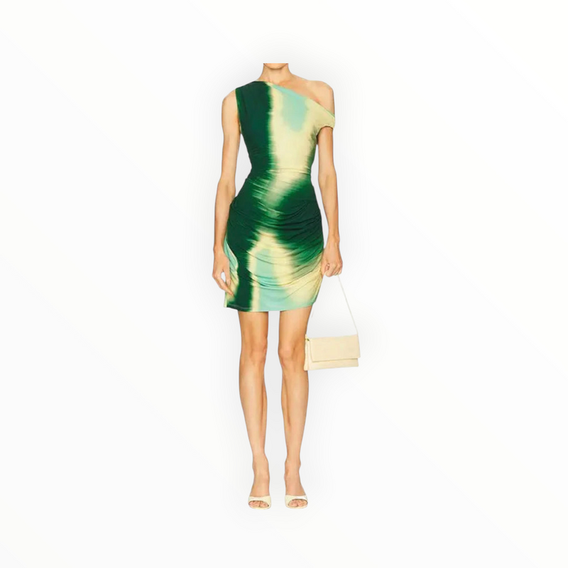 SIMKHAI Azalea Mini Dress - Sea Glass Sunset