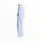 saint art Bradley Sequin Pinstripe Shirt - Blue Stripe