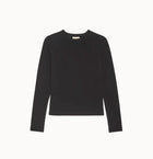 Nation Ltd Alejandra Long Sleeve Tee - Heather Charcoal