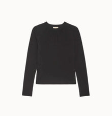 Nation Ltd Alejandra Long Sleeve Tee - Heather Charcoal