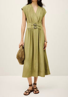 ba&sh Dove Dress - Khaki