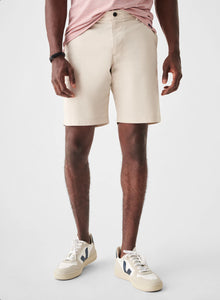 Faherty Movement™ Chino Short (9" Inseam) - Light Sand