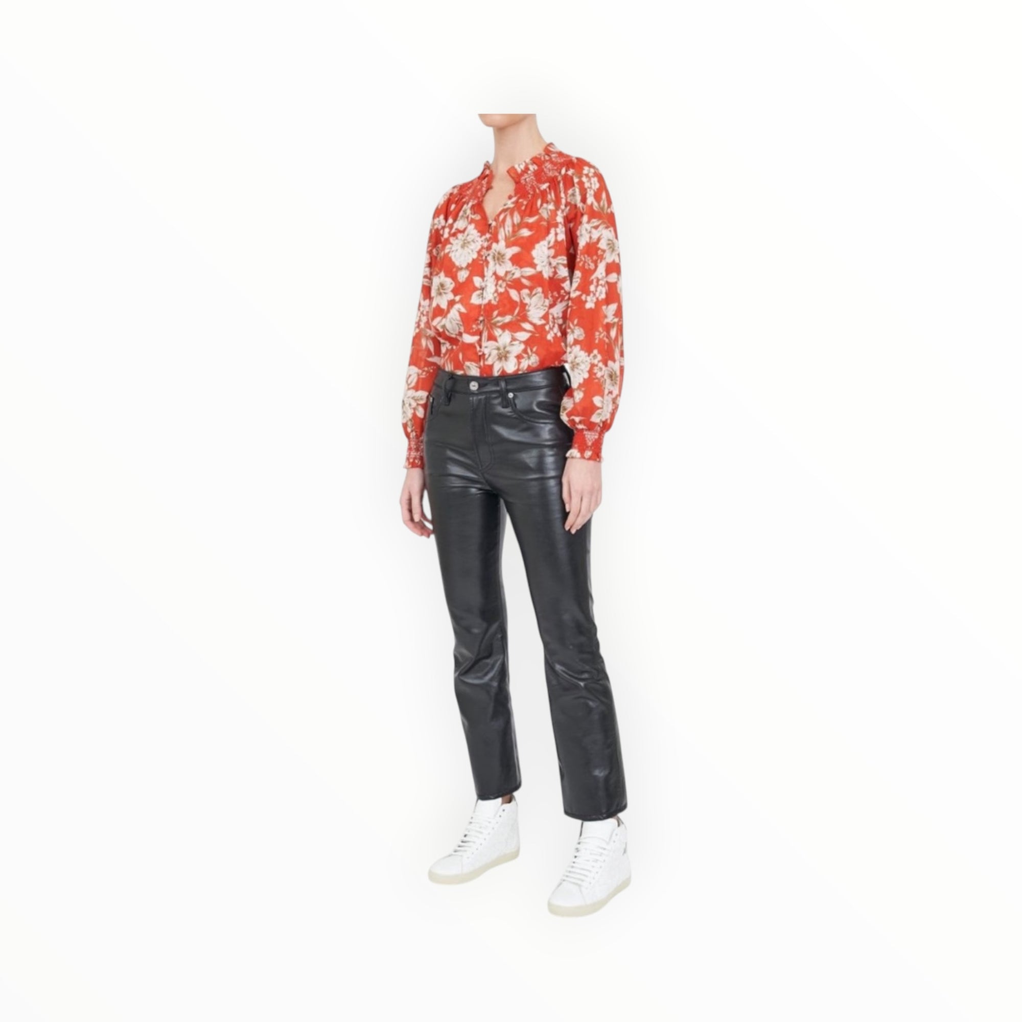 Christy Lynn Andrea Blouse - Red Magnolia