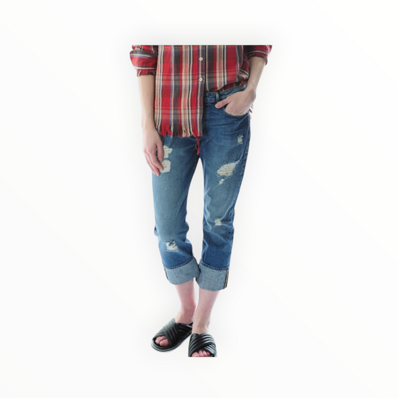 Frame Le Garçon Distressed Boyfriend - Inglewood