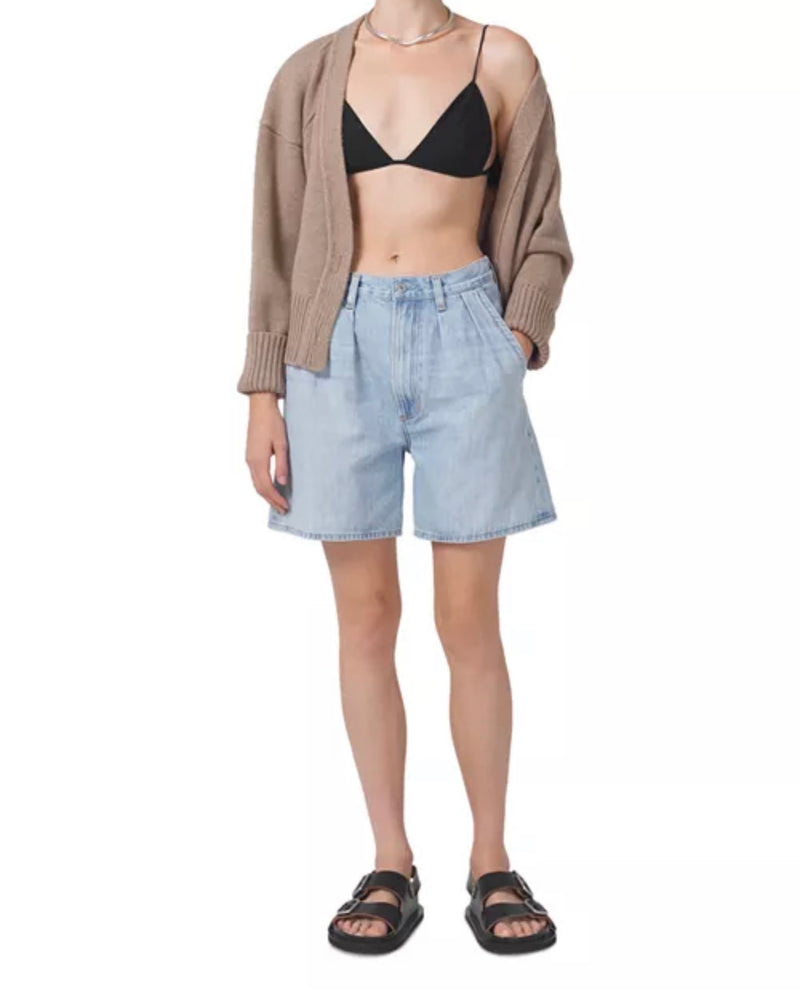 Citizens of Humanity Martizy Denim Trouser Shorts - Winsor