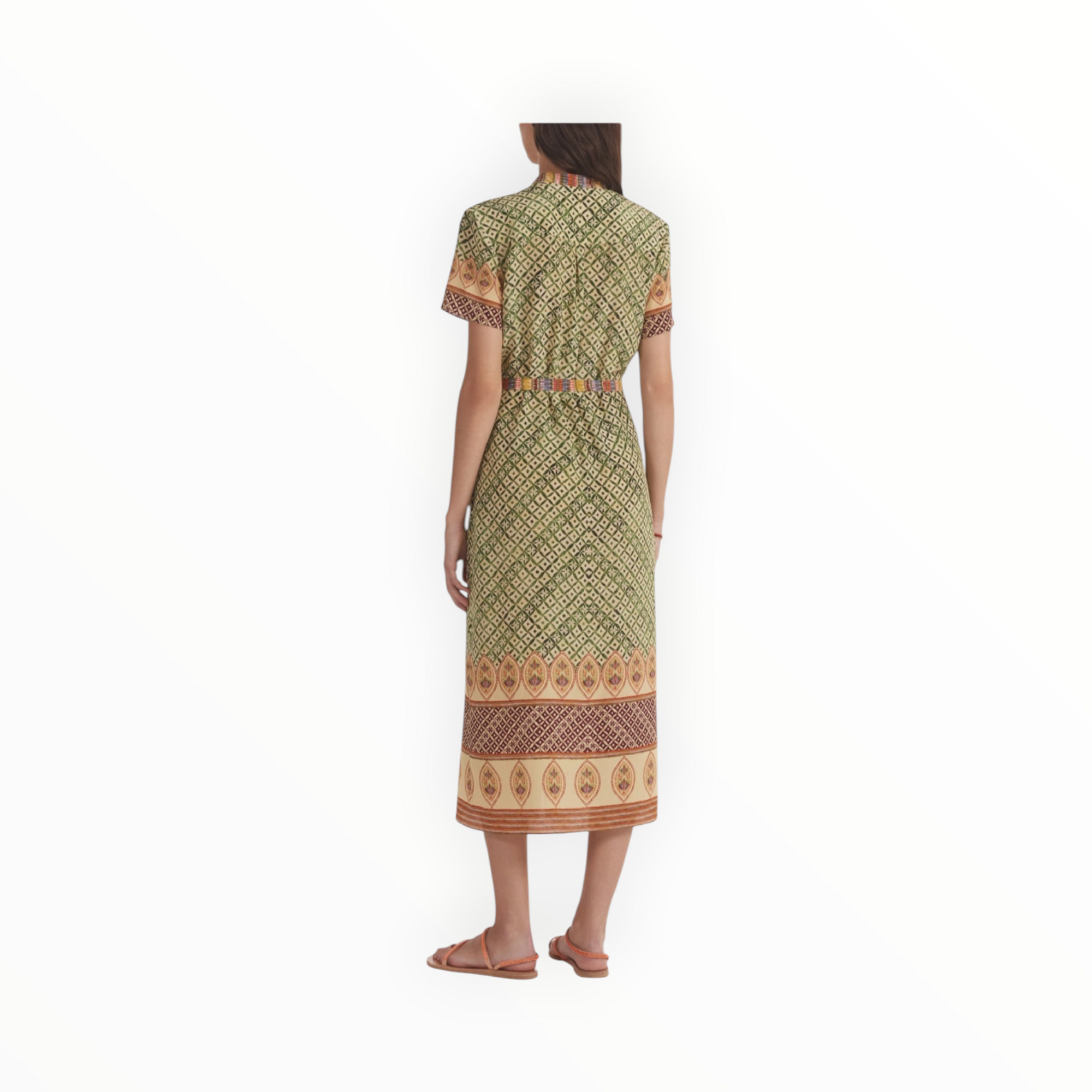 Saloni Vicki Dress - Myrtle Mosaic