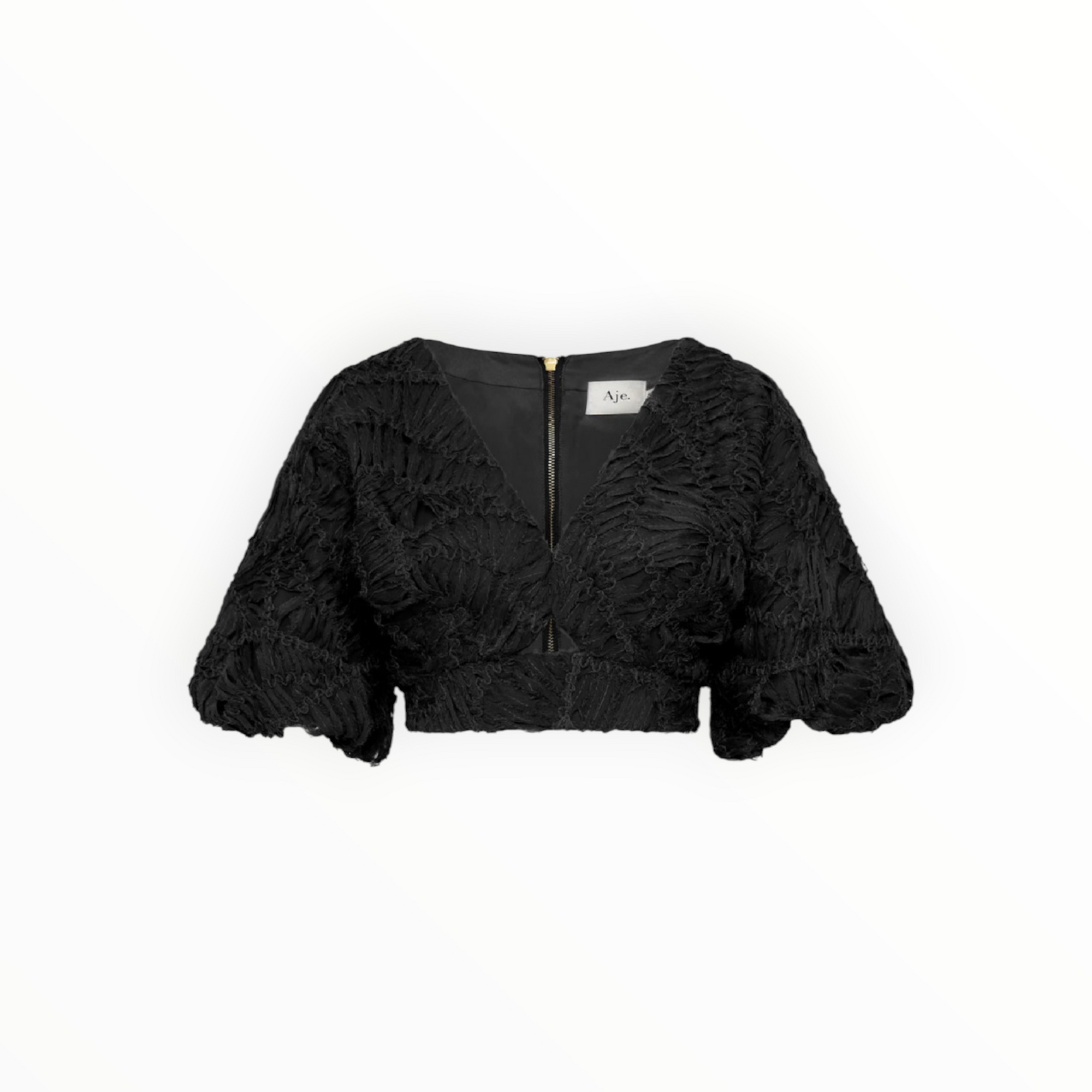 aje. Florential Top - Black