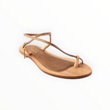 C o R N E T T I Bari Sandal - Pecan/Tobacco