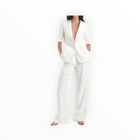 Karina Grimaldi Aven Linen Pants - White
