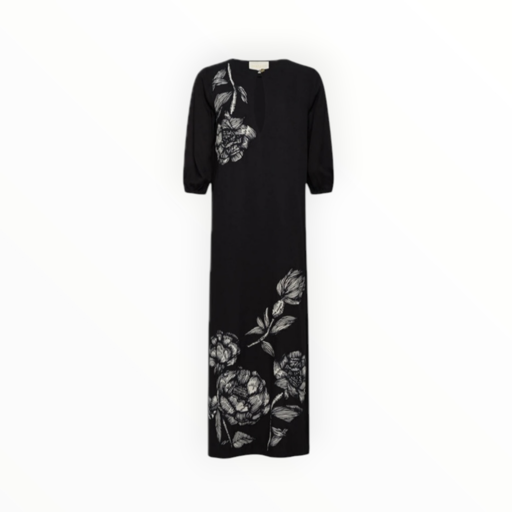 Carolina K Hera Kaftan - Belen Floral Black