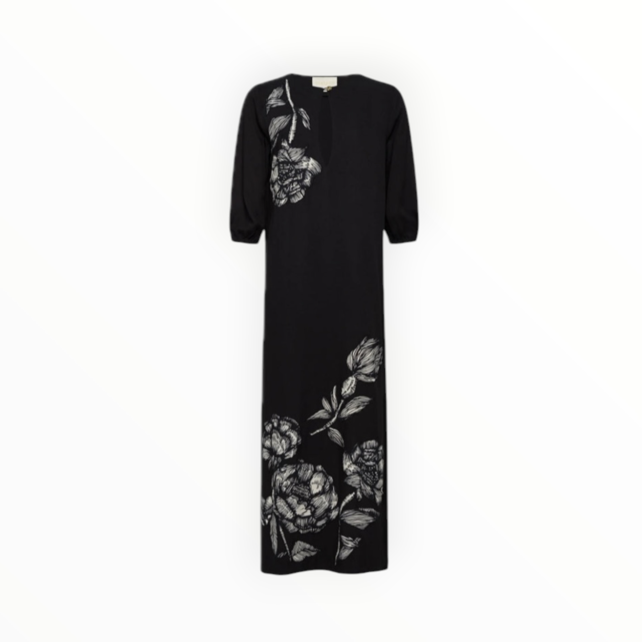 Carolina K Hera Kaftan - Belen Floral Black