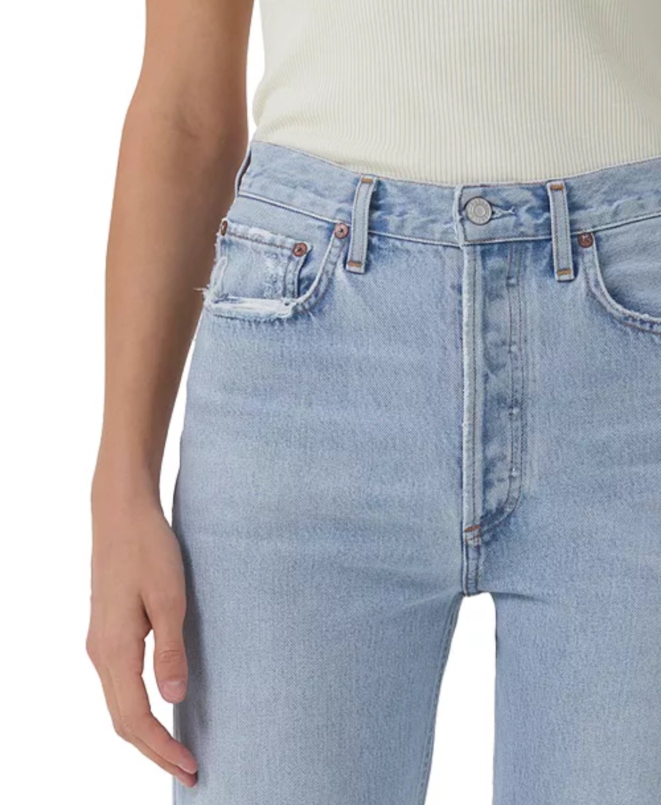 AGOLDE 90’S Pinch Waist High Rise Straight - Focus