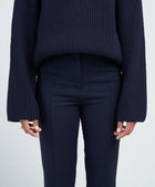 TOTÊME Slim Crepe Suit Trousers - Navy