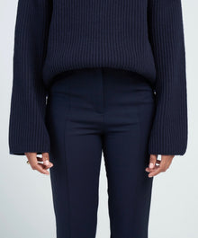 TOTÊME Slim Crepe Suit Trousers - Navy