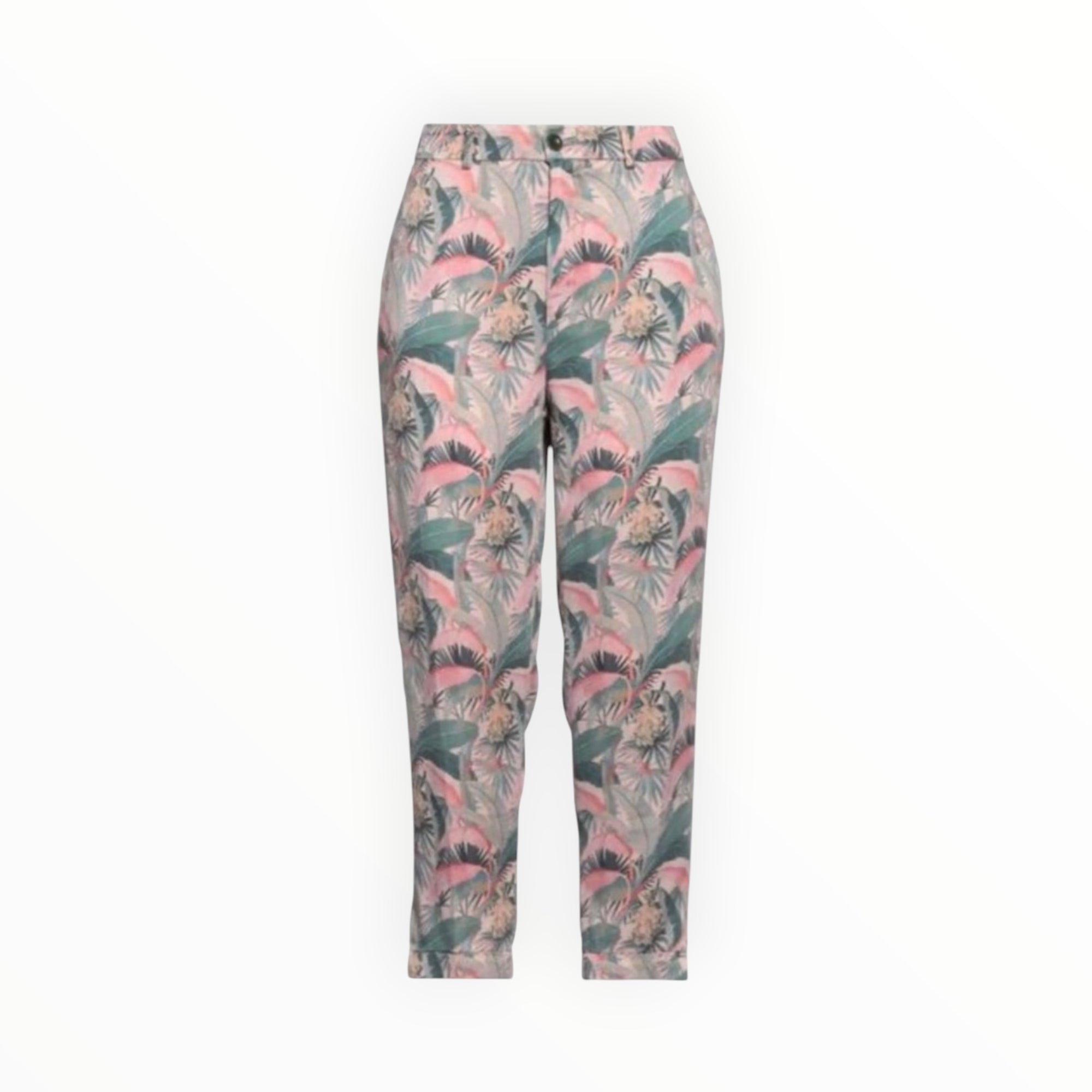Mason's Forte Dei Marmi Linda Summer Chino Jogger Pants - Palm Print