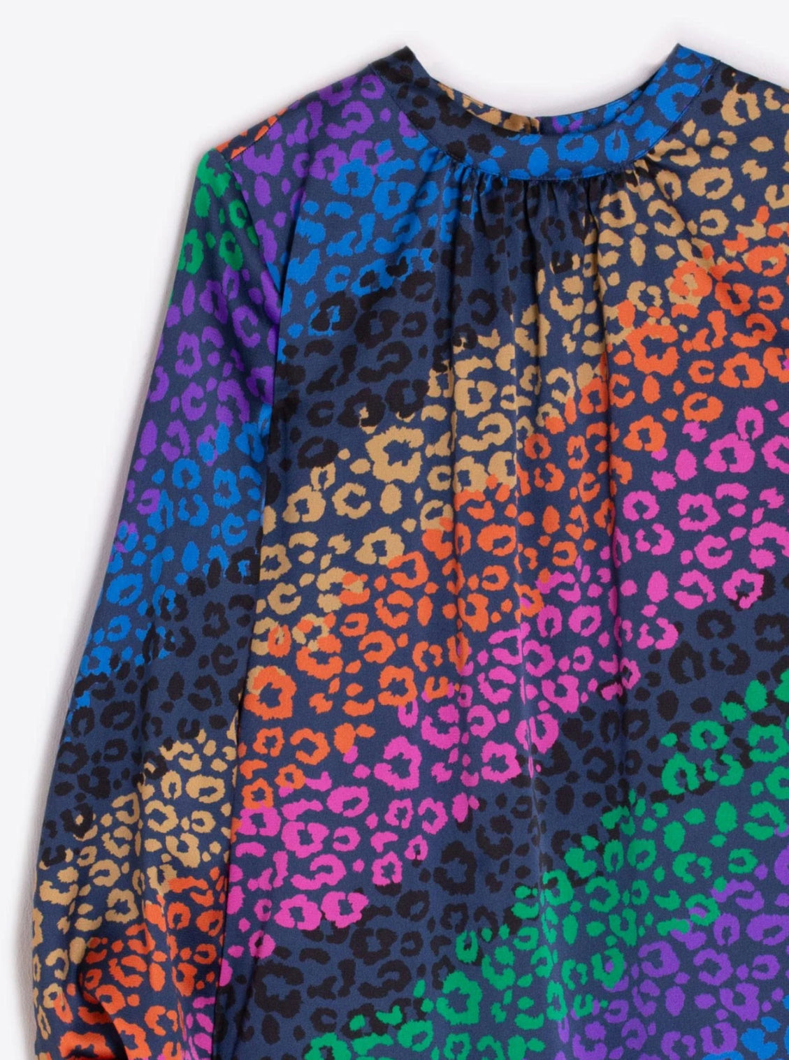 Vilagallo Lina Dress - Leopard Multi