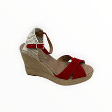 Cordani Everly Wedge - Red Suede