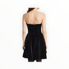 Shoshanna Lunar Stretch Velvet Dress - Jet Black