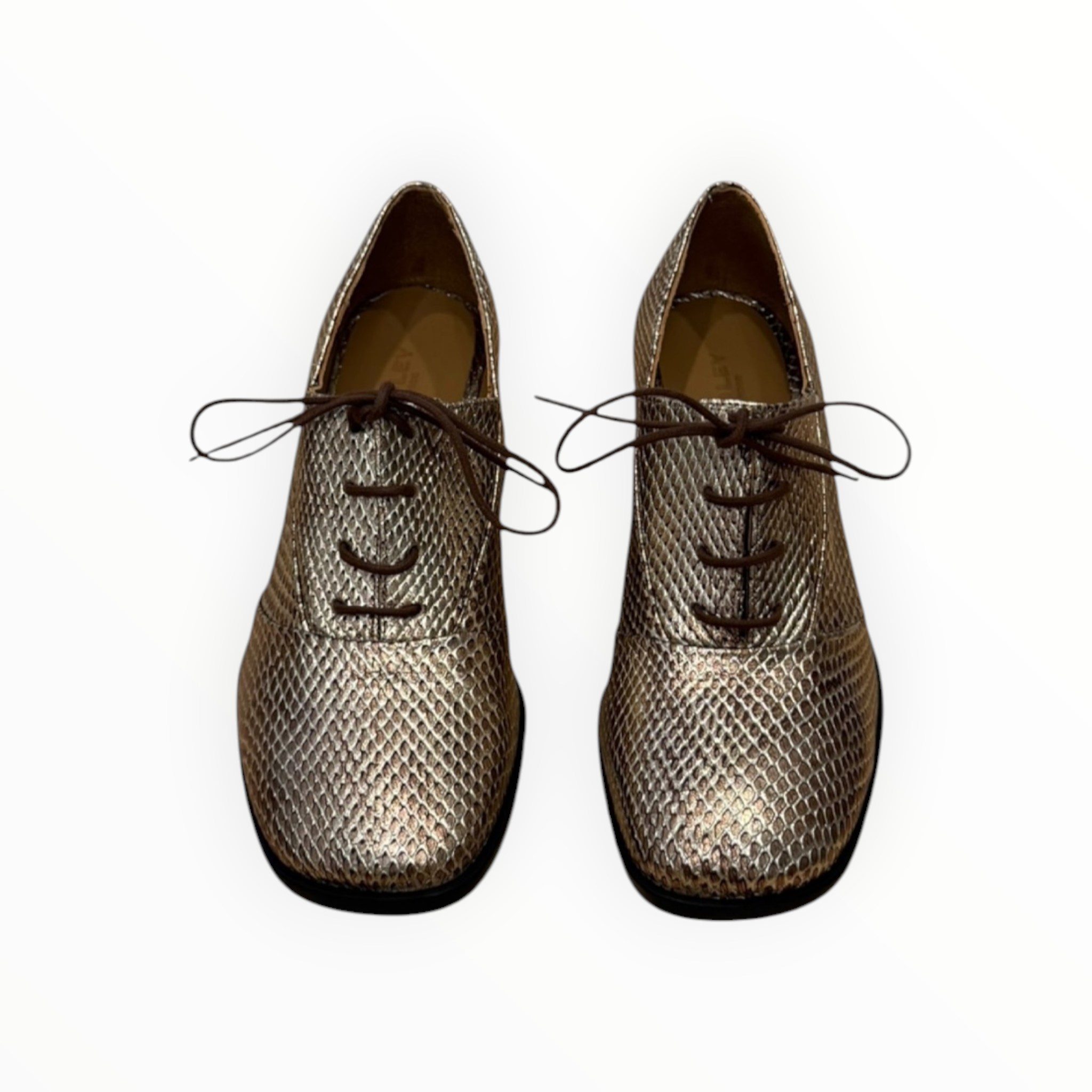 AUDLEY Cory Lace-Up Shoe - Metallic