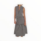 Nation Ltd Dana Tank - Black Cream Gingham