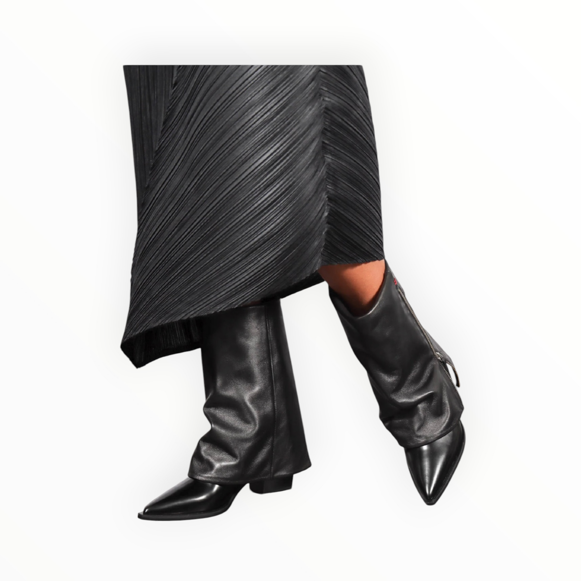 Halmanera Foldover Boot - Black