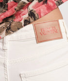 Frances Valentine Smarty Cuffed Jeans - White