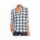 Equipment Adalyn Shirt - Bright White/Peacoat