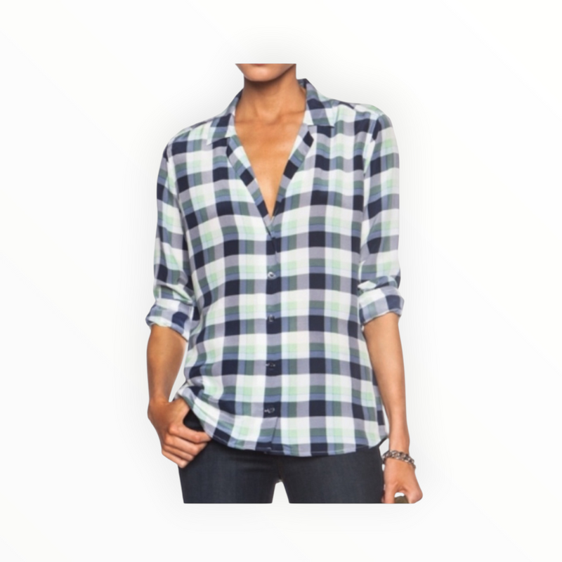 Equipment Adalyn Shirt - Bright White/Peacoat