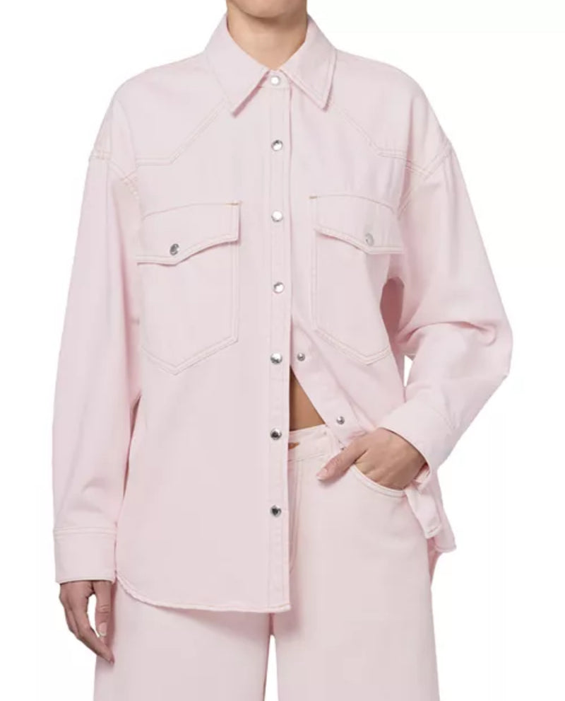 AGOLDE Lotta Western Shirt - Cosmos