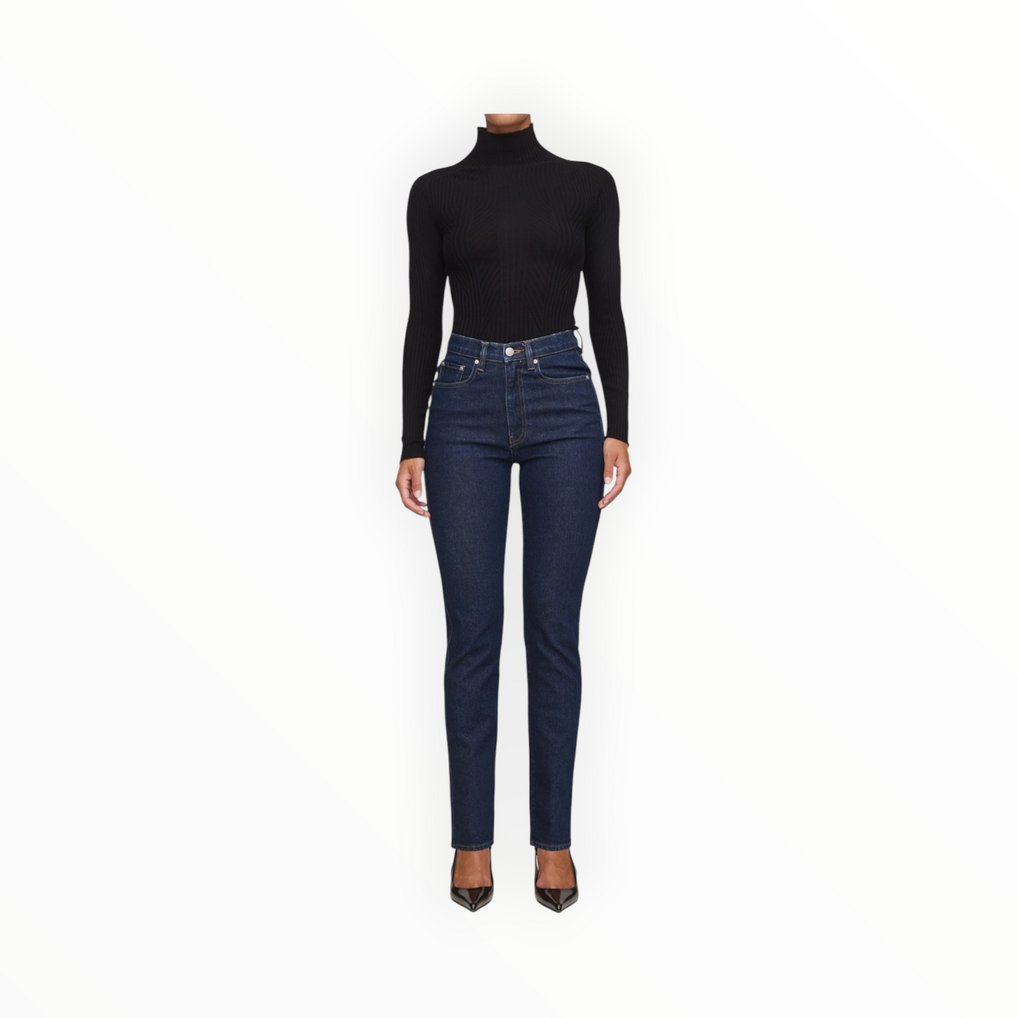 DL1961 Turtleneck Sweater - Black