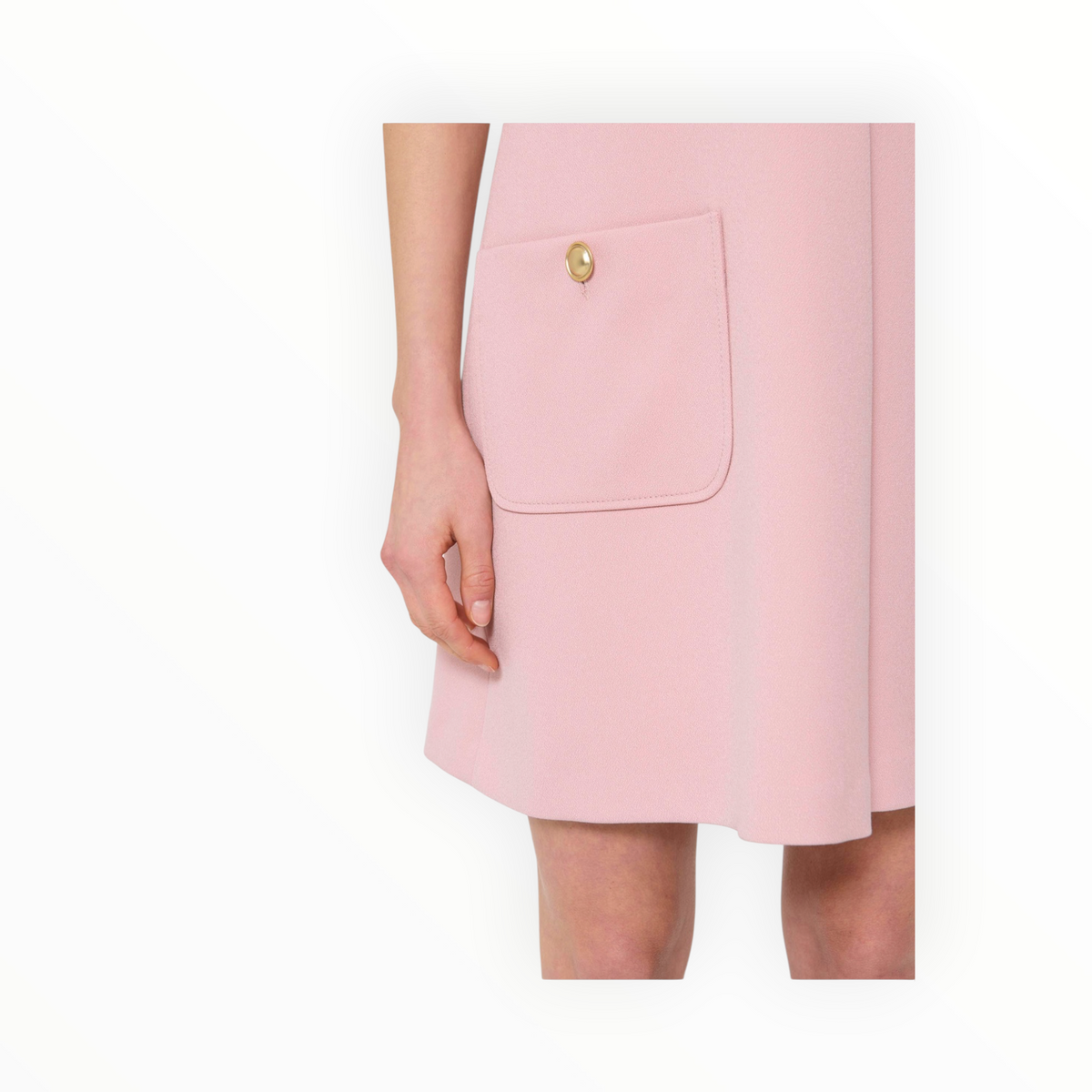 Tara Jamon Rosella Dress - Pale Pink Crepe