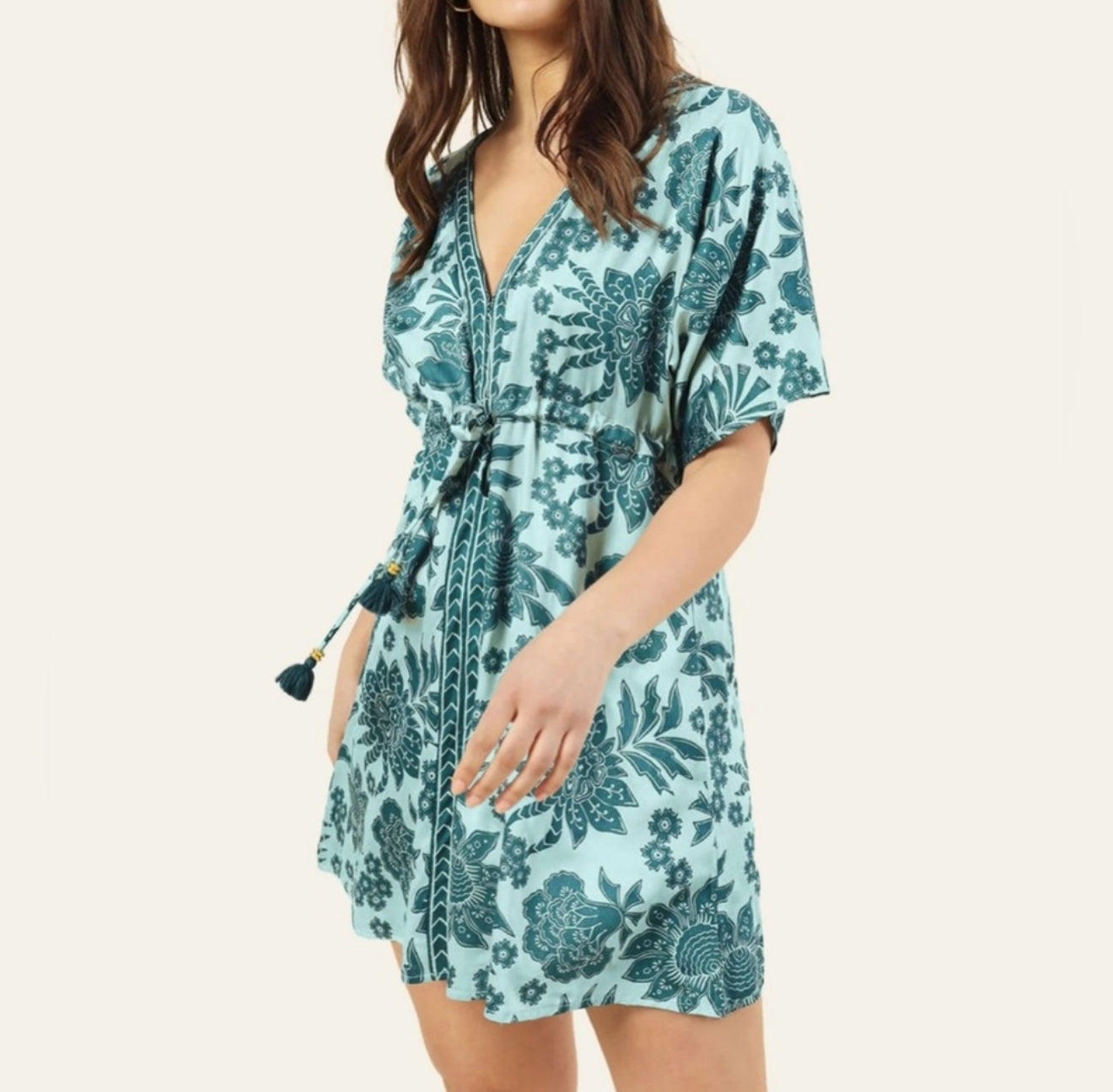 Omika Pia Mini Dress - Valeria Ocean