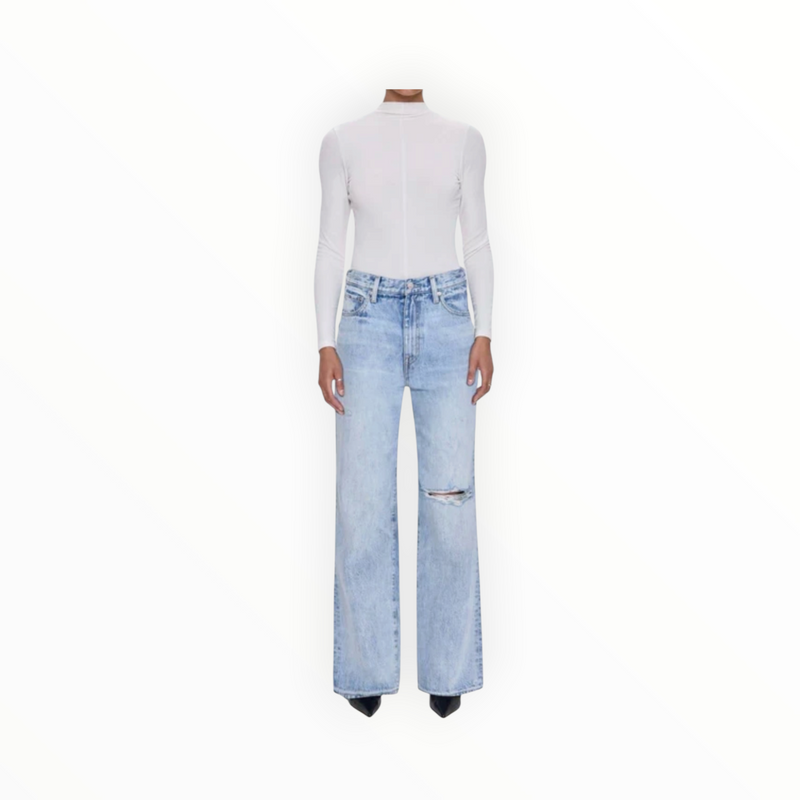 Pistola Hendrix High Rise Baggy - Revel Distressed