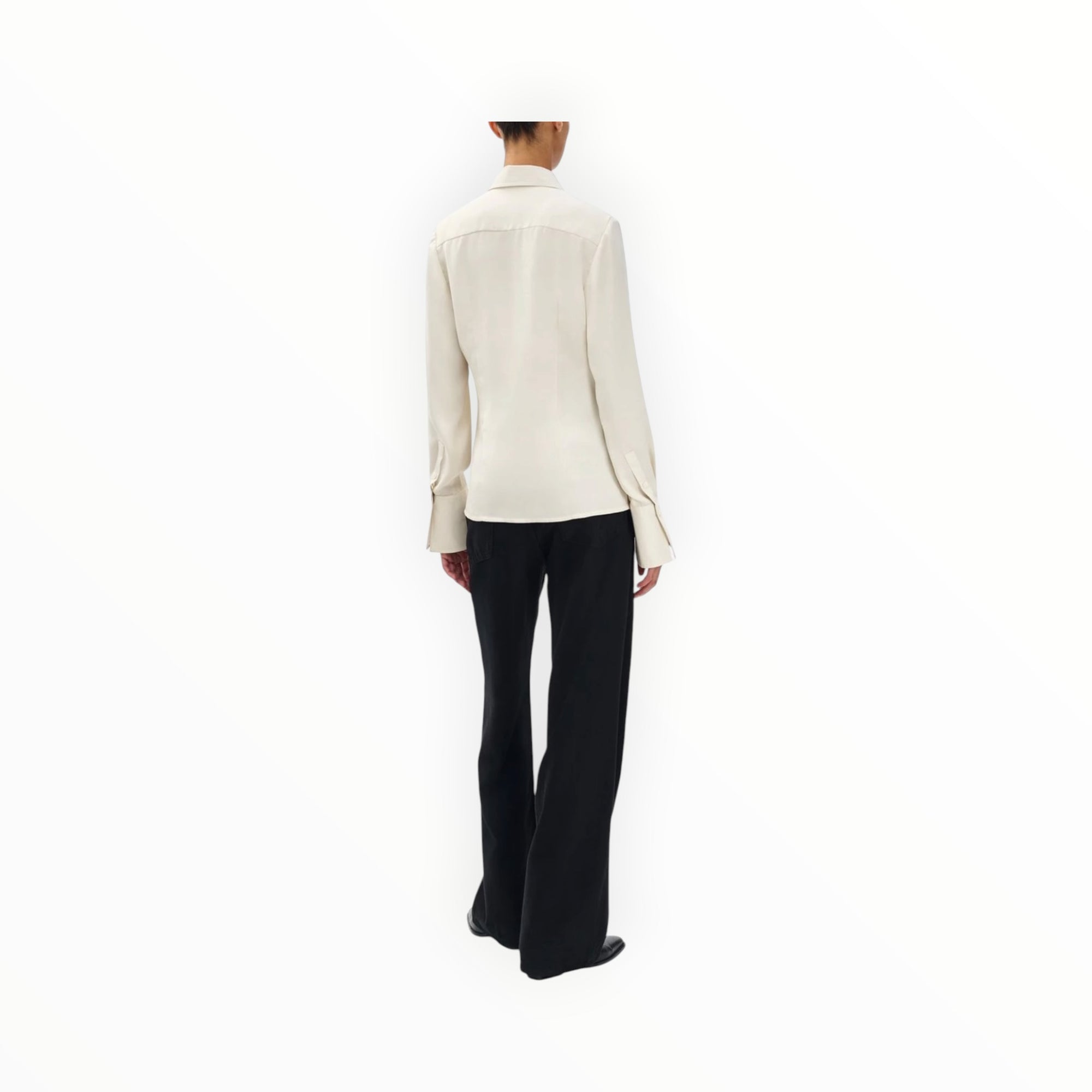 rag & bone Venus Popover Blouse - Ivory