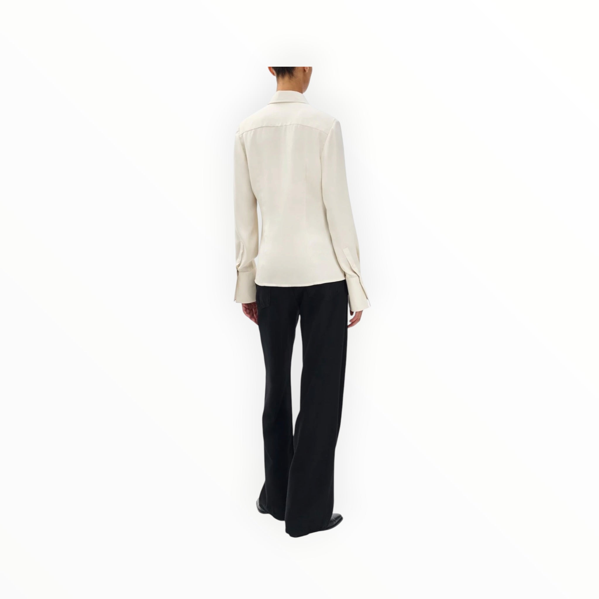 rag & bone Venus Popover Blouse - Ivory