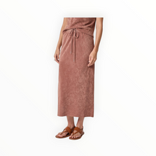 LILLA|P Terry Bias Skirt - Bark
