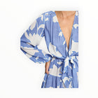 Kivari Amelie Tie Front Mini Dress