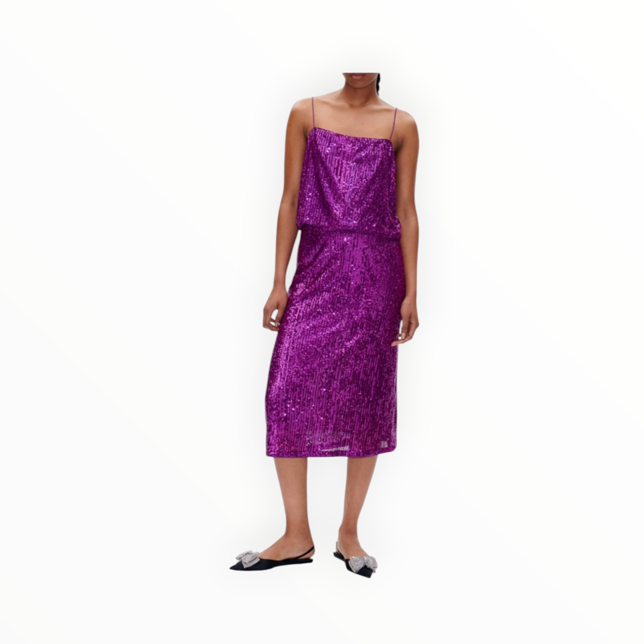 Baum und Pferdgarten Cropped Sequined Camisole - Violet