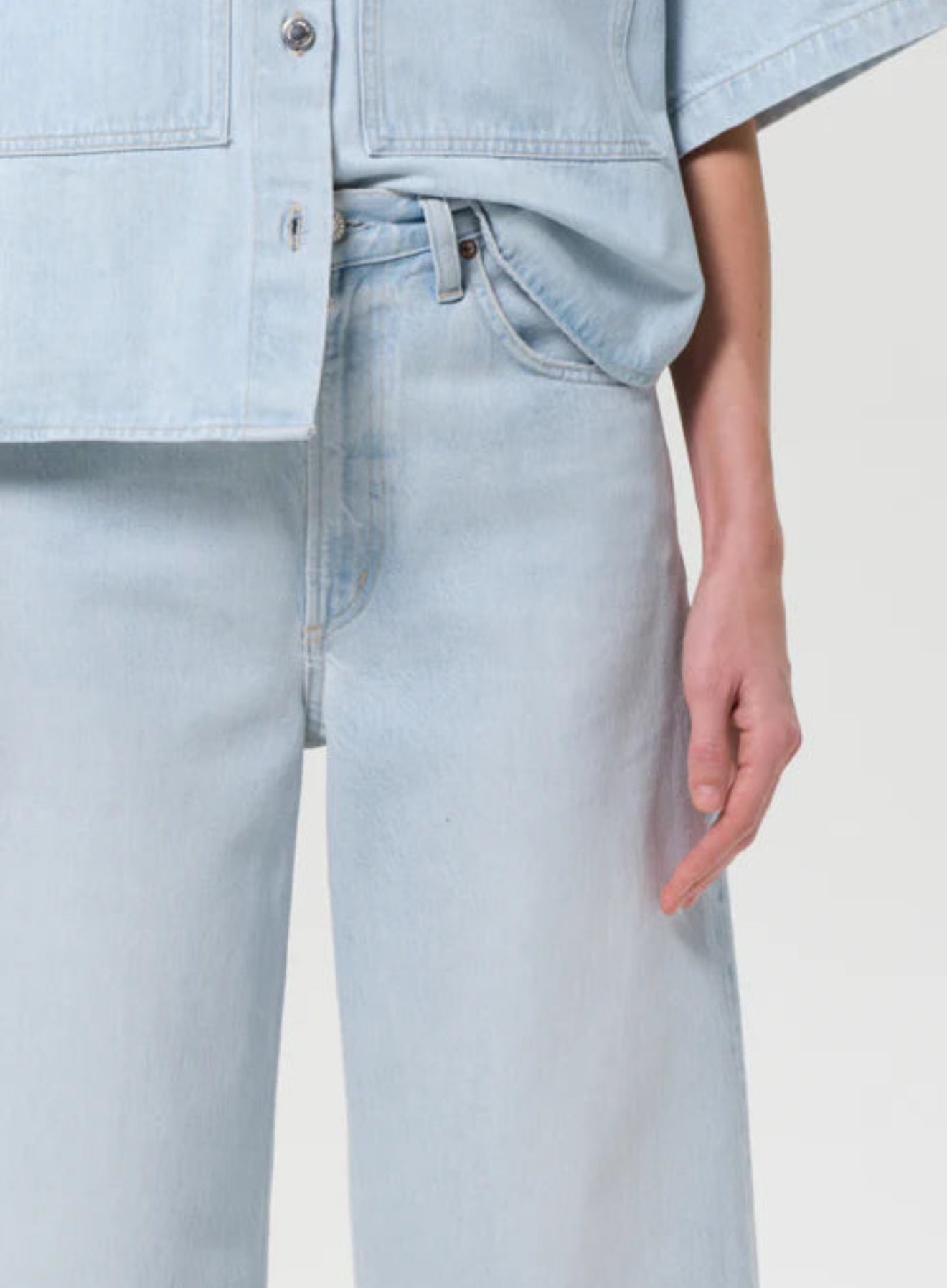 AGOLDE Low Curve Fray - Flourish