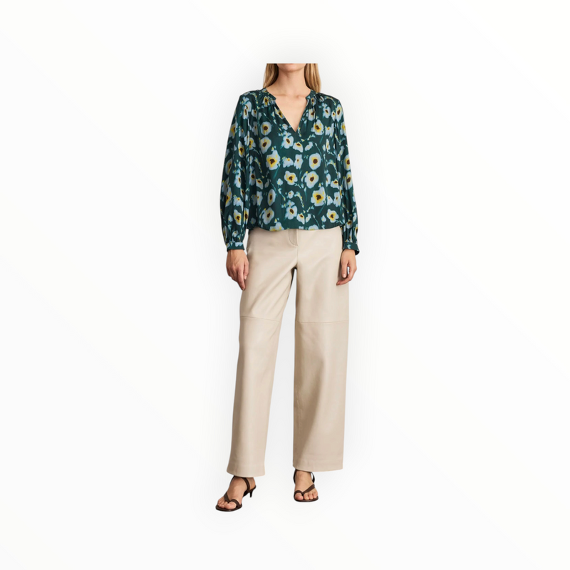 Tanya Taylor Sonia Top - Emerald Multi