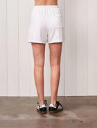 Stateside Softest Fleece Pleated Short - White