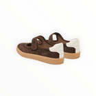 Dolce Vita Nanet Sneakers - Dark Brown Perforated Suede