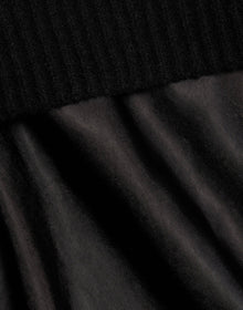 dh New York Mis Pieced Layered Midi Dress - Black